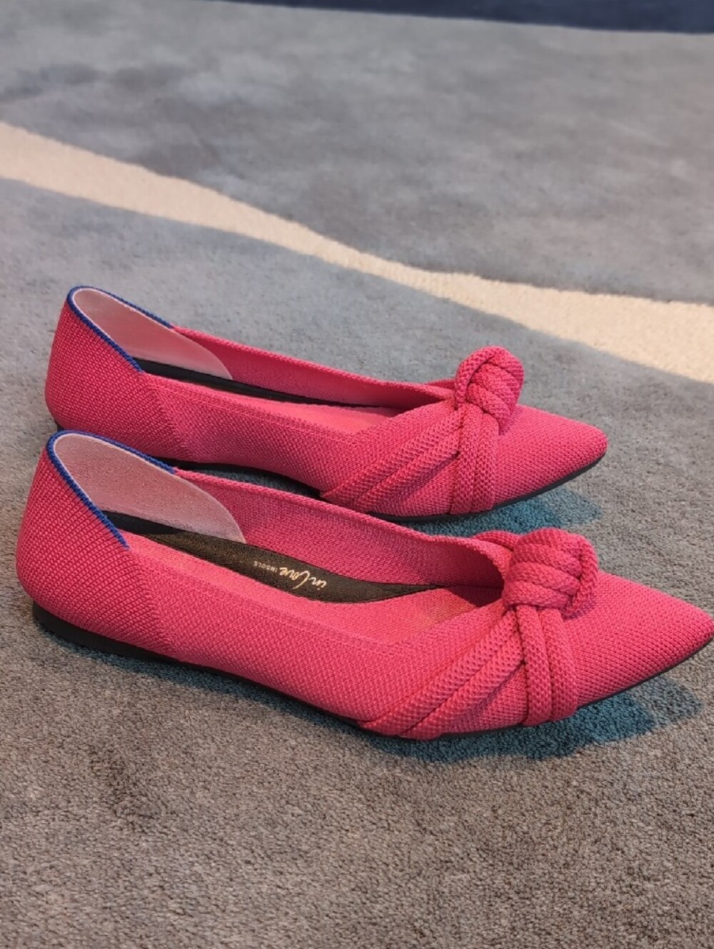 Rothy's Pink Knotted Pointed-Toe Flats - Picture 5 of 6